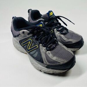New Balance Gray and Navy Sneakers